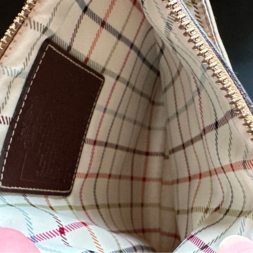 Coach Heritage Crossbody with Tattersall lining - Picture 8 of 16